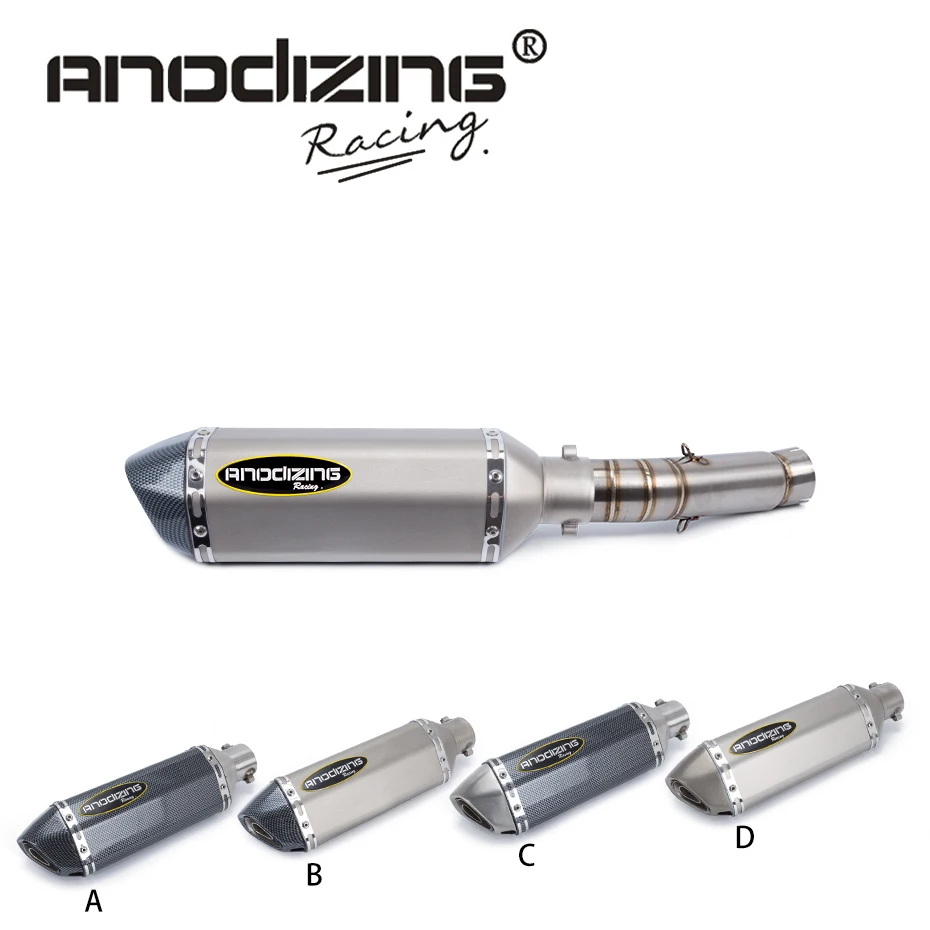 

Глушитель выхлопной трубы для мотоцикла, средний выхлопной глушитель для HONDA CBR400 CB500R 2013-2015 CB400X CB500X 13-16