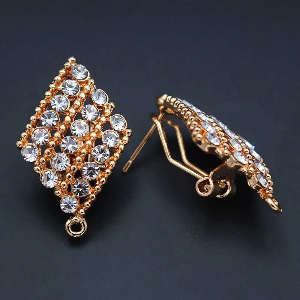 10 пар модные Висячие серьги изготовление ювелирных изделий Аксессуары Стразы CZ