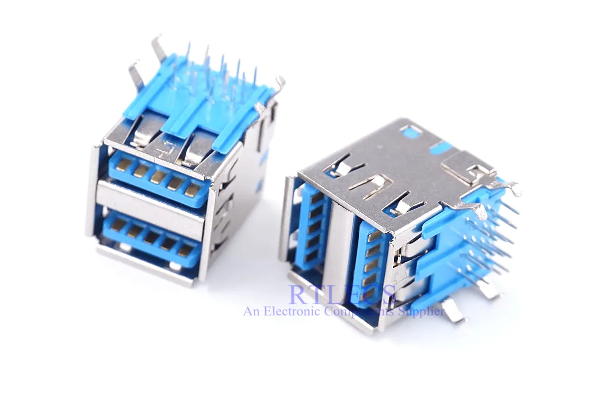 2 шт. гнездо USB 3 0 типа A 18 штифтов порта прямоугольный крест 0484060003 1003-004-01010 GSB311231HR |