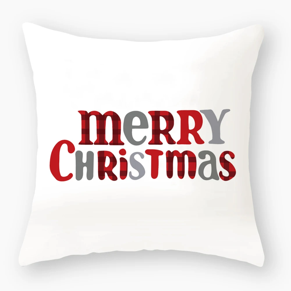Чехол для подушки Silstar Tex Happy Christmas белый чехол домашний офисный диван декор