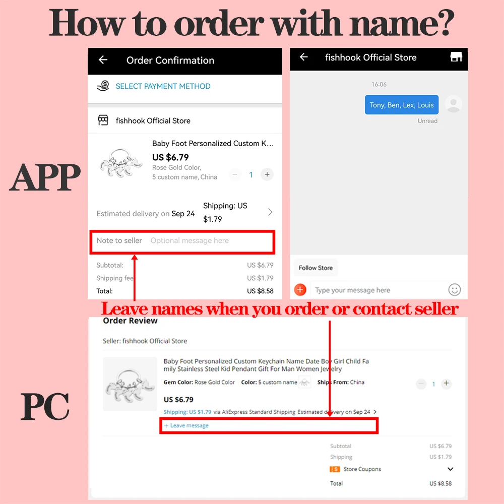 Брелок для ключей из нержавеющей стали с датой и именем ребенка | Украшения