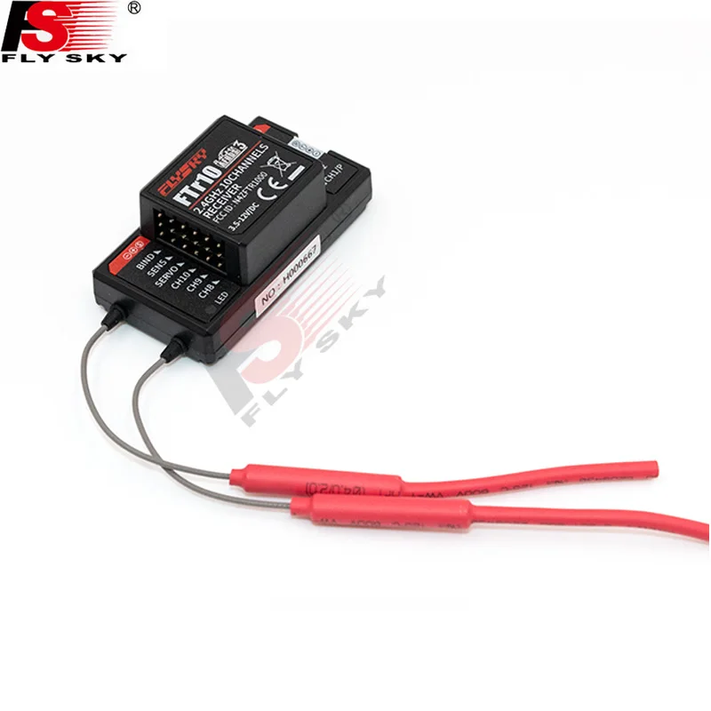 FlySky FTr10 2 4G 10CH двухсторонняя двойная антенна PPM/IBUS AFHDS3 мини-приемник для Fly-Sky PL18 FPV