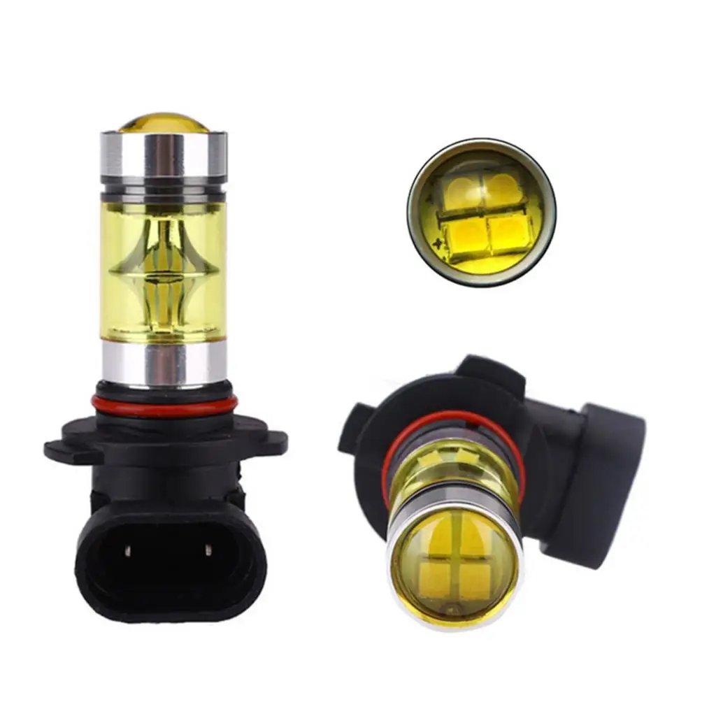 2x Автомобильные противотуманные фары H10 9145 20SMD светодиодные лампы авто желтый |