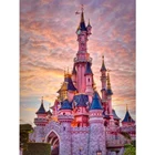 Алмазная картина DOHAWIZS Замок, 5D, картина из мультфильмов, пейзажи, круглые стразы, 3D Алмазная вышивка, пейзаж, вышивка крестиком, подарок