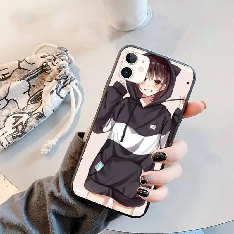 

Girl anime cute Menhera chan Phone Case for iPhone 11 12 mini pro XS MAX 8 7 6 6S Plus X 5S SE 2020 XR