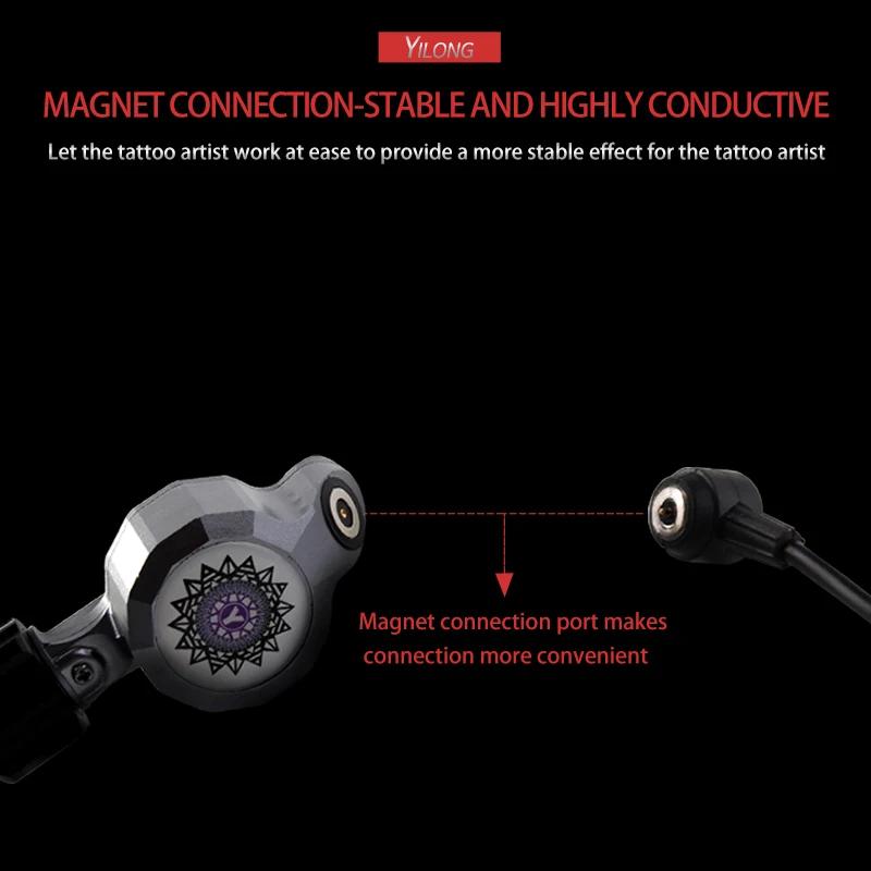 Тату машина ротационная ручка для тату пуля шлейф M8 гибридный Перманентный