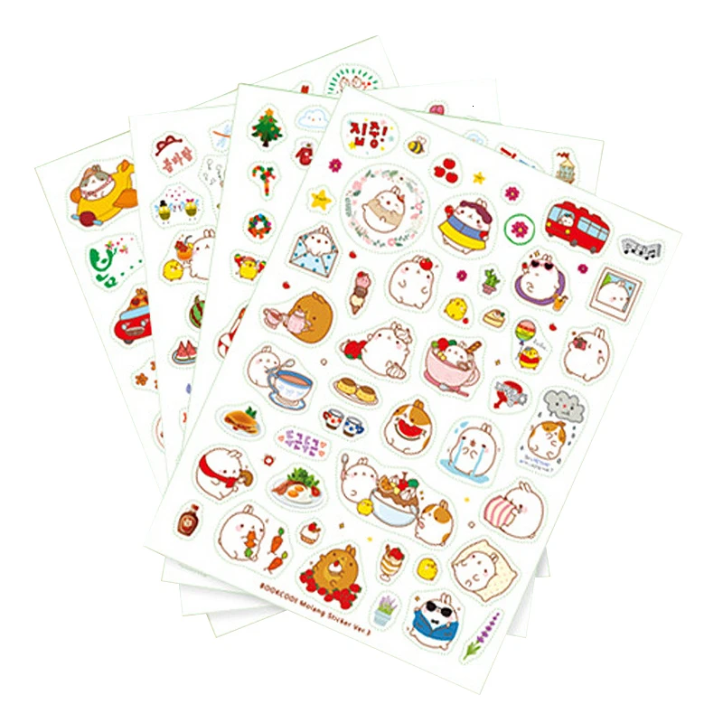 Милый мультфильм тупой круг Роллинг поколение кролика прозрачное украшение