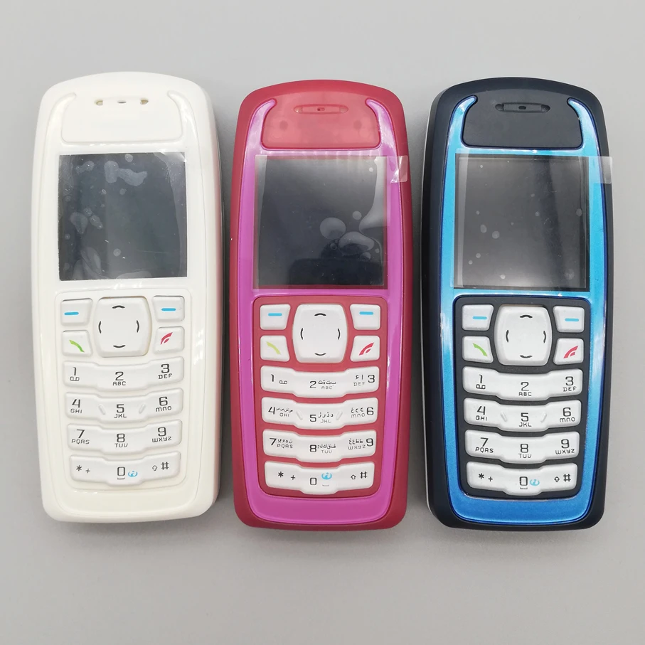 Полный корпус для Nokia 3100 передняя + средняя рамка чехол батареи