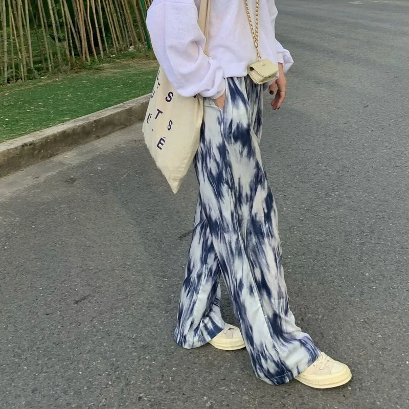 

Tie-Dyed Splash-Ink Casual Rac