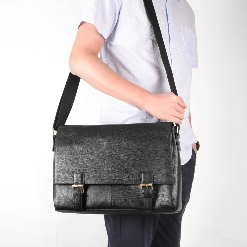 Cobbler Legend Мужская сумка из натуральной кожи Повседневная Деловая мужская через