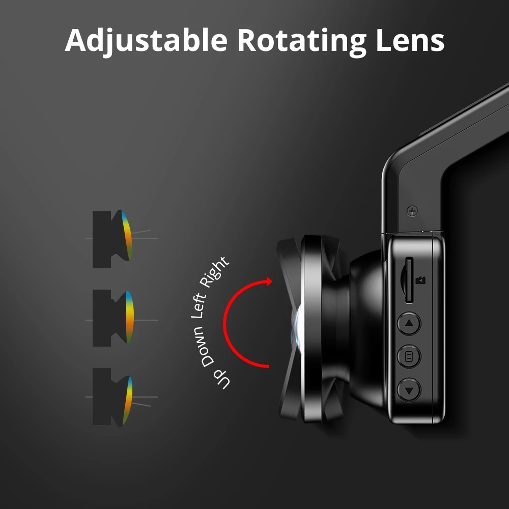 Original AZDOME Car DVR Video recorder dashcam 1296P HD Night Vision ADAS Dash Camera WiFi Dual Lens 24H Parking Monitor | Автомобили и