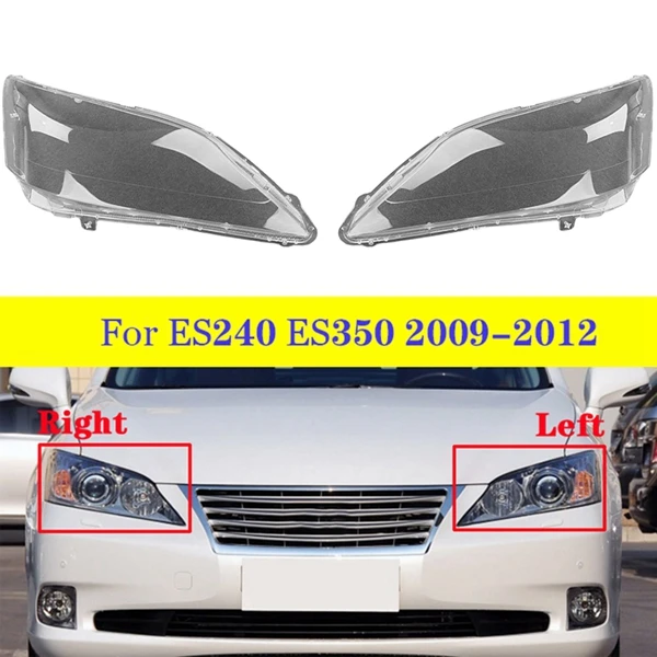 

Car Front Headlight Lampshade head light lamp Lens Cover for Lexus ES240 ES350 2009-2012
