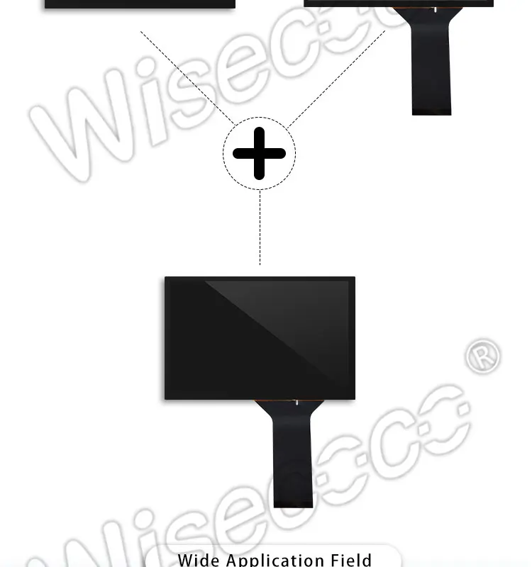 Wisecoco 7 дюймов ips сенсорный ЖК дисплей 1280*800 экран для raspberry pi N070ICG-LD1 с HDMI+ VGA+ 2AV драйвер платы