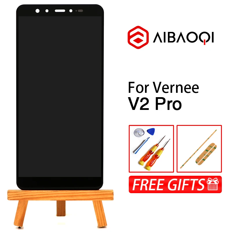 ЖК-дисплей AiBaoQi 5 99 дюйма сенсорный экран 2160x108 в сборе для телефона Vernee V2 Pro Android 8 1 |