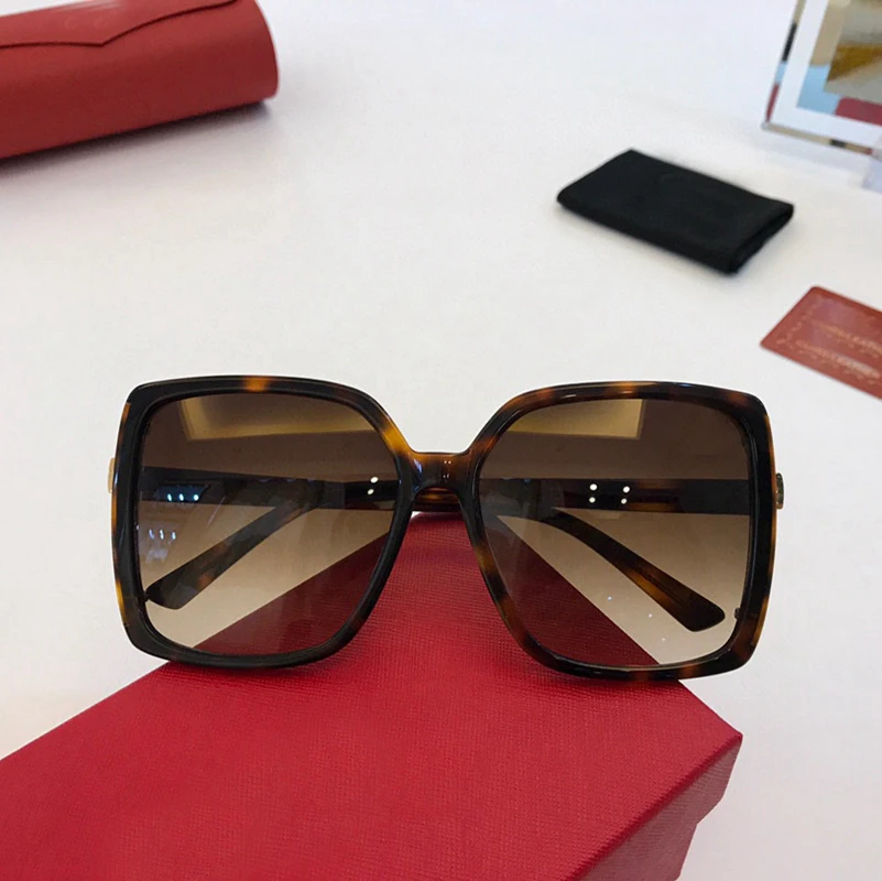 

Large square frame two-tone women's sunglasses CT0309 acetate men's fashion glasses