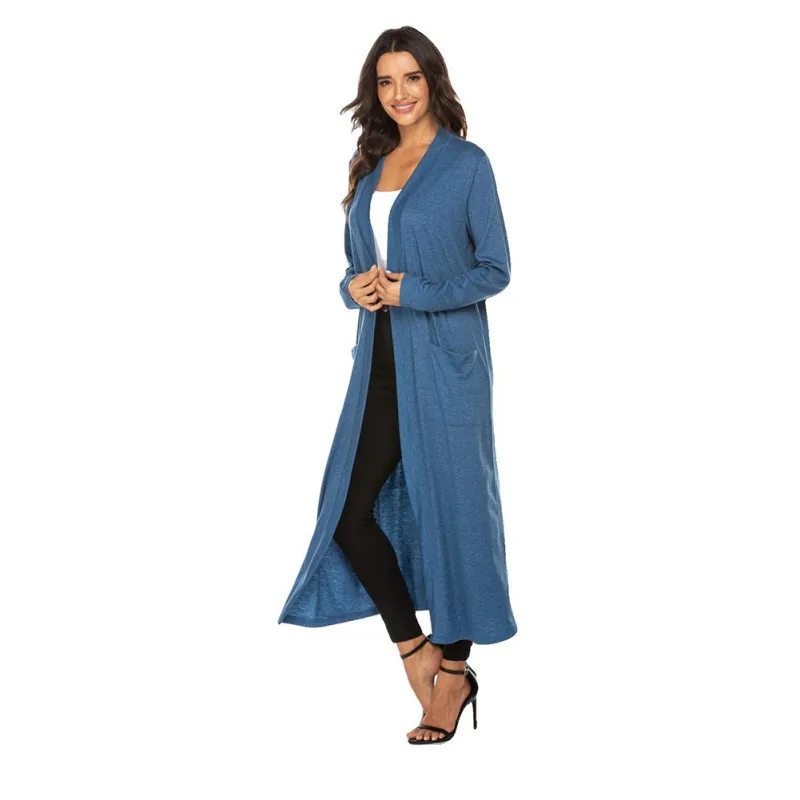 

Autumn And Winter Ladies Casual Cotton Printed Thin Home Wear Cardigan Plus Size Sweater