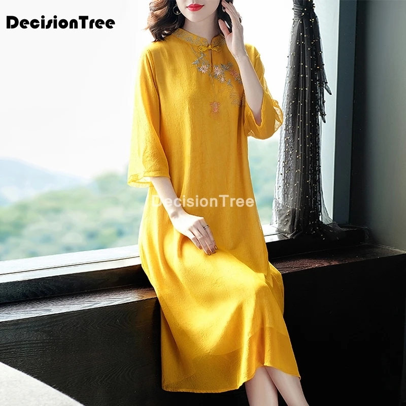 

2022 vintage qipao lace cheongsam elegant women chinese dress vestidos cheongsam dress oriental dress vintage cheongsam vestidos
