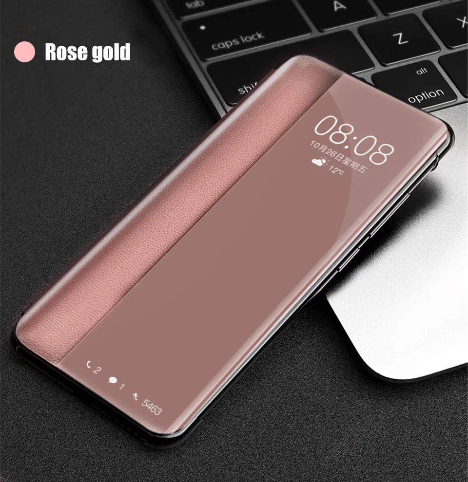 Флип чехол из искусственной кожи для Samsung Galaxy A70 A50 A30 A20 A40 A10 умный с окошком A 10 20 30 40