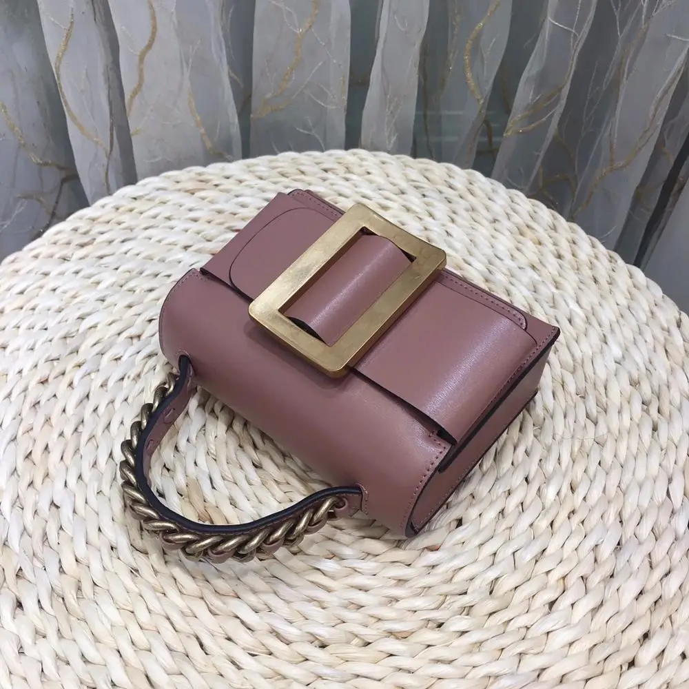 

free shipping 2020 the new mini style genuine cow leather women handbag one shoulder bag crossbody bag 8 color 17.5cm