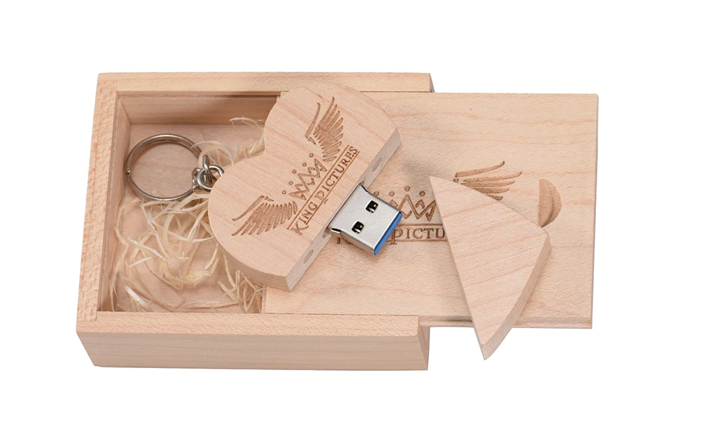JASTER USB флэш-накопитель 2 цвета USB 3,0 внешний накопитель 4 ГБ 8 г 16 ГБ 32 ГБ 64 ГБ Деревянный usb+ коробка Флешка индивидуальный дизайн