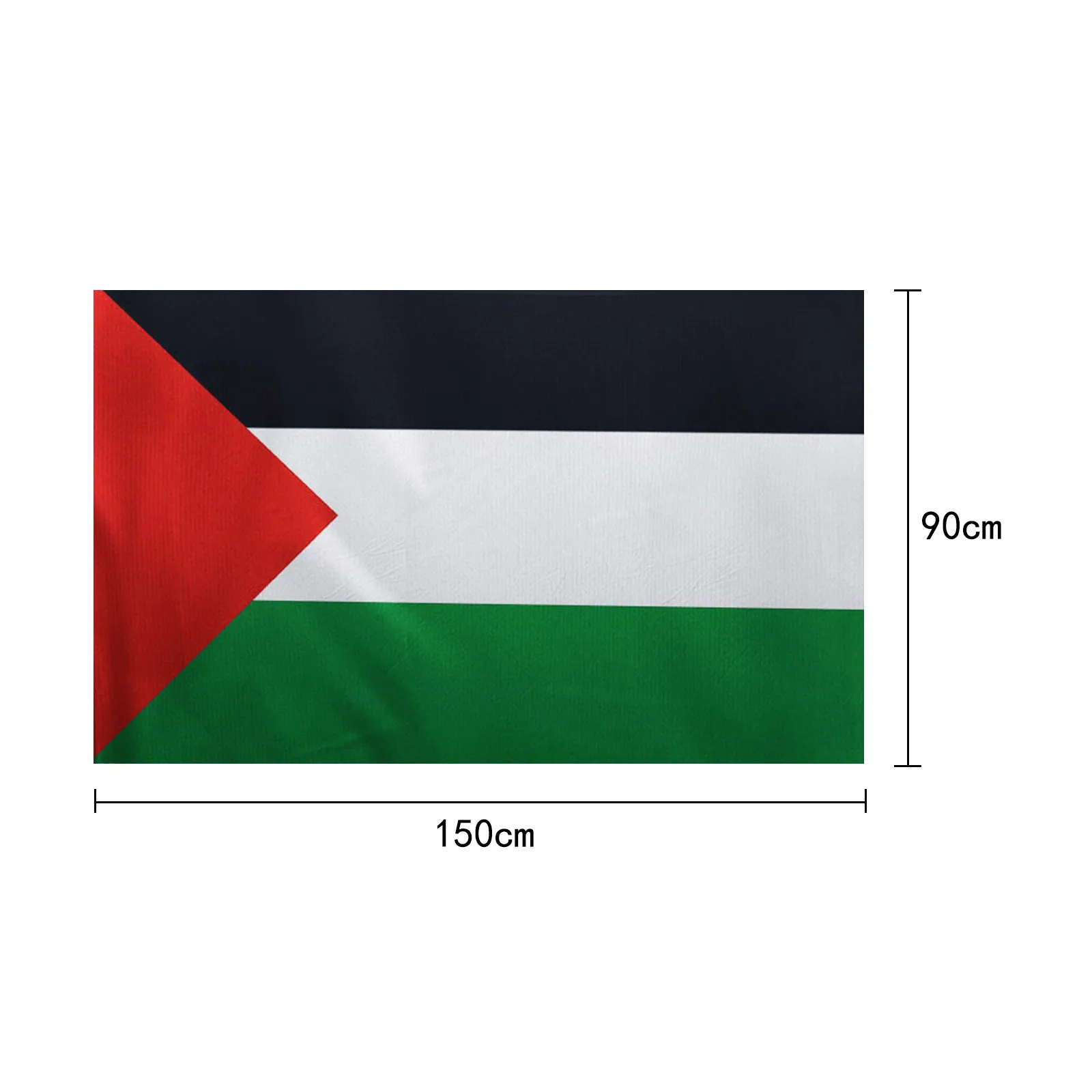 

50@ 3x5 Foot Palestine Flag Large Gaza Palestinian Festival Decoration Flag Office/festival/home Decoration