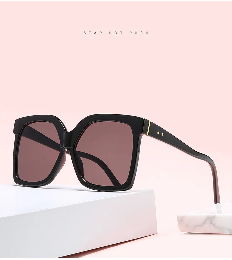 Новые брендовые европейские и американские модные солнцезащитные очки в большой