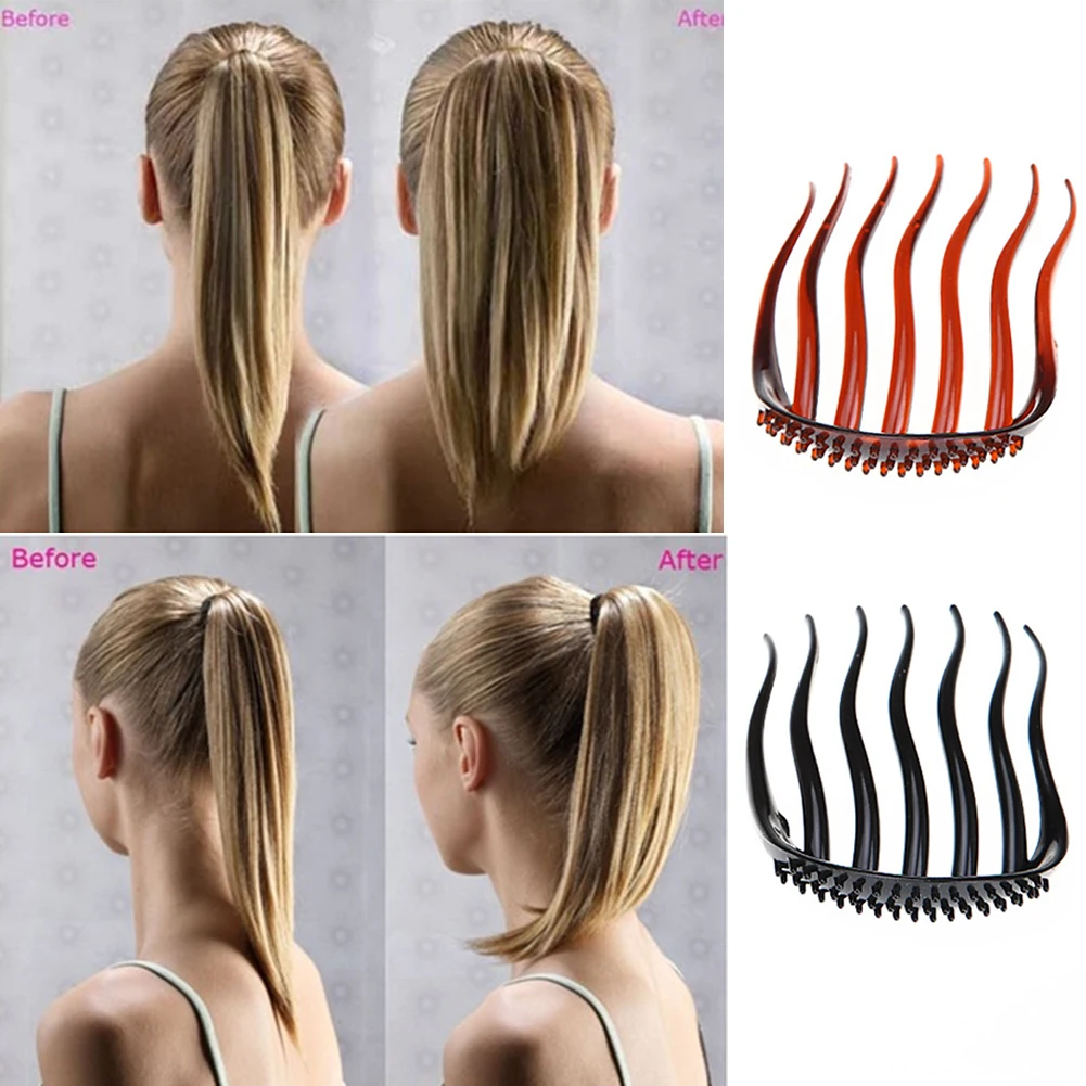Women Girls Volume Inserts Hair Clip Bumpits Bouffant Ponytail Comb Style Maker Headband Accessories | Красота и здоровье