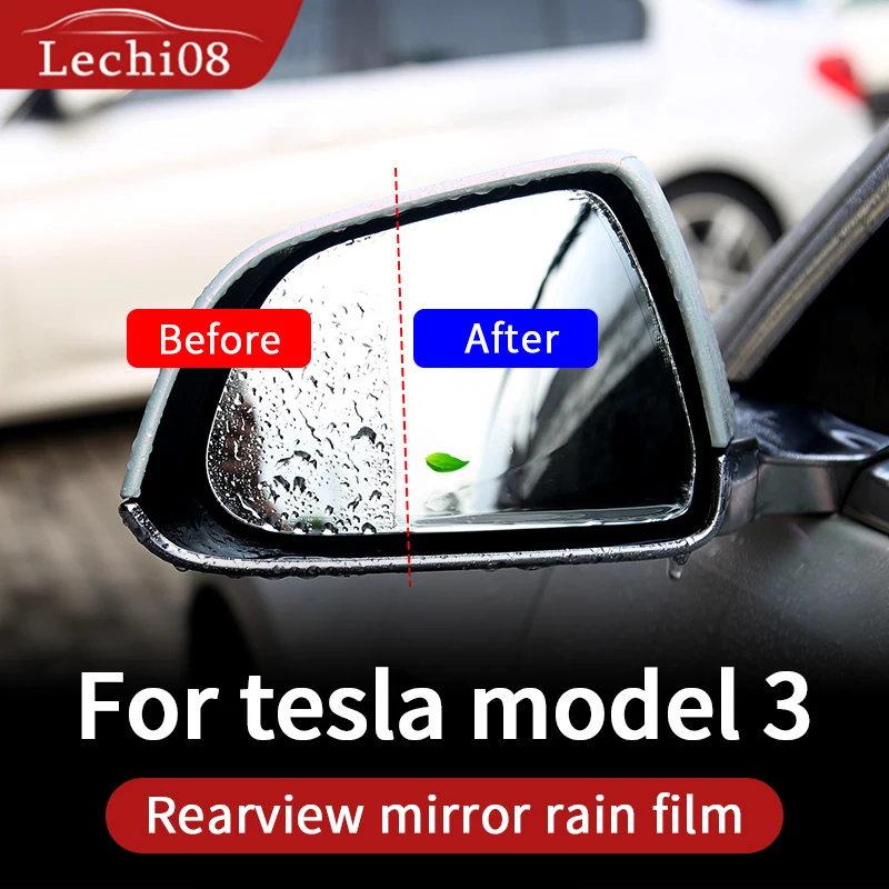 

Пленка на зеркало заднего вида для Tesla модель 3 аксессуары/автомобильные аксессуары 2016-2021 модель 3 Тесла Три аксессуары