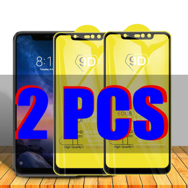 

2Pcs 9D Glass for Xiaomi Redmi Note 6 Protective Glass on the for Xiomi Redmi Note 6 PRO Note6 6pro 6.26" Screen Protector Film