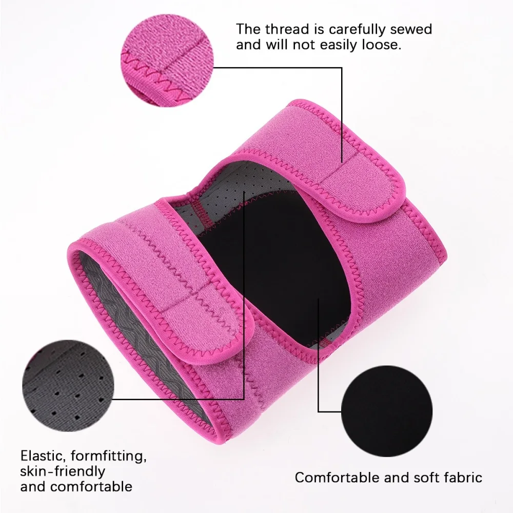 

1 Pc Sponge Sports Knee Pads Fitness Yoga Knee Support Sport Gym Knee Pad Safety Knee Support for Rosy (Size)