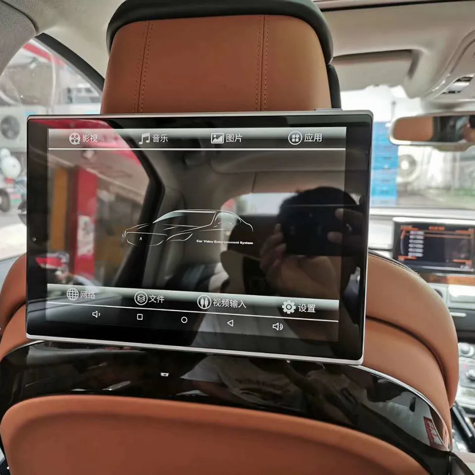 11,8 дюймов для заднего сидения автомобиля, Экран HD 1920X1280 воспроизведение видео в формате 4K Android 8,1 сзади развлечения Системы с WI-FI Bluetooth USB ИК