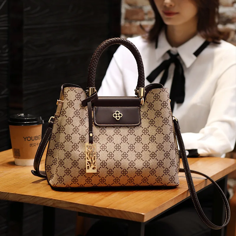 

High End women's bag 2021 New fashion printed handbag casual One Shoulder Messenger Bag