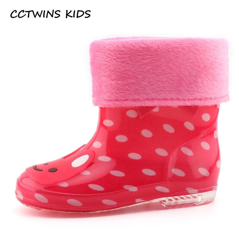 CCTWINS KIDS летняя водонепроницаемая обувь для детей синие непромокаемые сапоги из