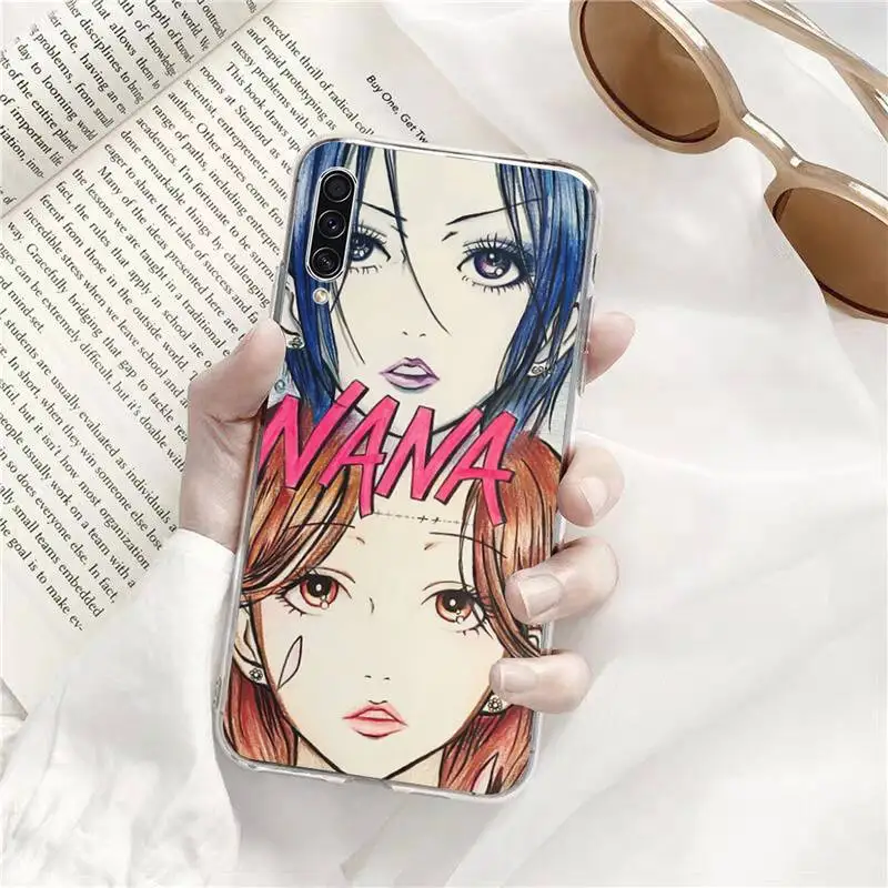 

NaNa osaki comics cartoon girl Transparent for Samsung s9 s10 s20 Huawei honor P20 P30 P40 xiaomi note mi 8 9 pro lite plus