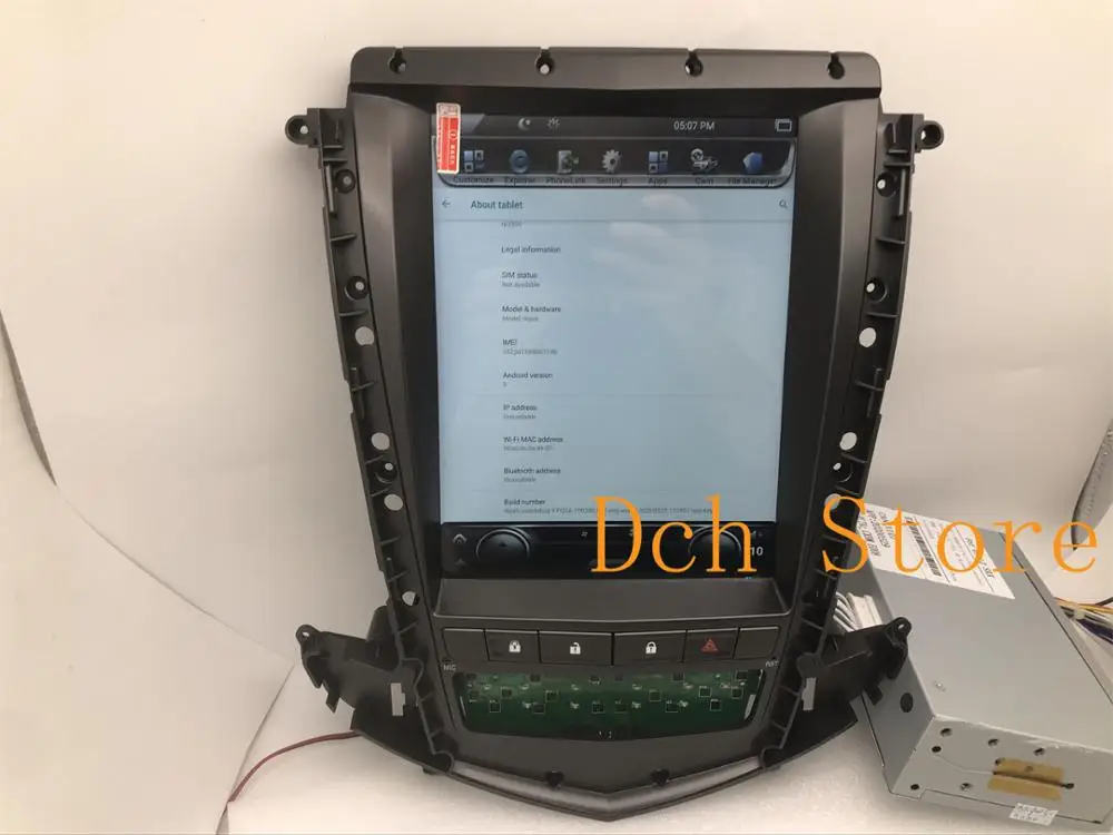 10 4 дюймовый вертикальный экран Tesla Style Android 9 0 автомобильный DVD-плеер GPS для Cadillac Old