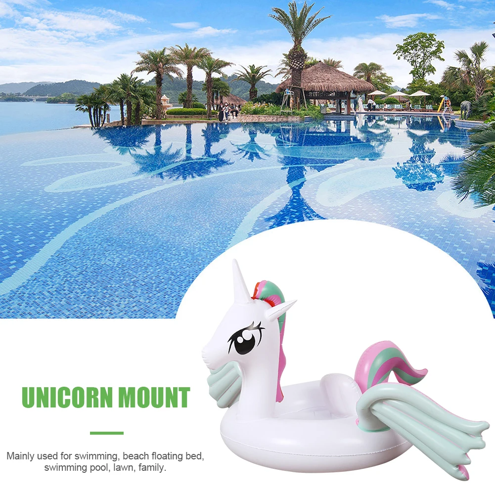 Плавающий бассейн с единорогом надувной водный гамак воздушный матрас откидное