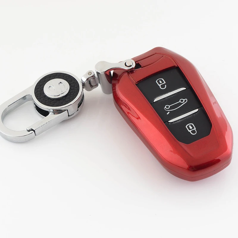 Корпус из abs пластика Автомобильный ключ чехол для Peugeot 208 308 408 508 2008 3008 4008 5008 DS3 DS5 DS6