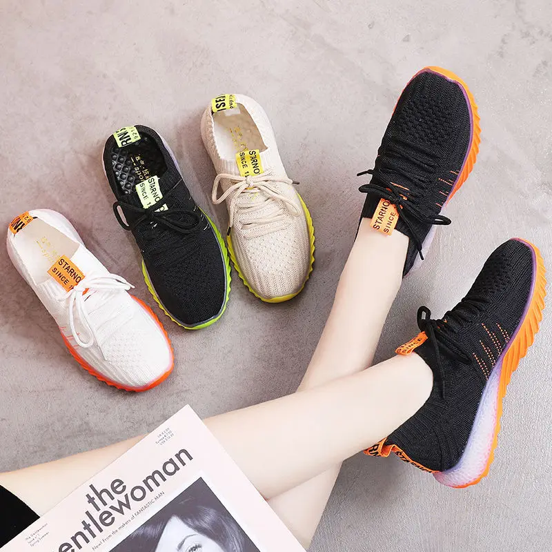 

Summer square dancing women's shoes soft sole ghost drag dance dance shoes mesh mother leisure sports new breathable shoes