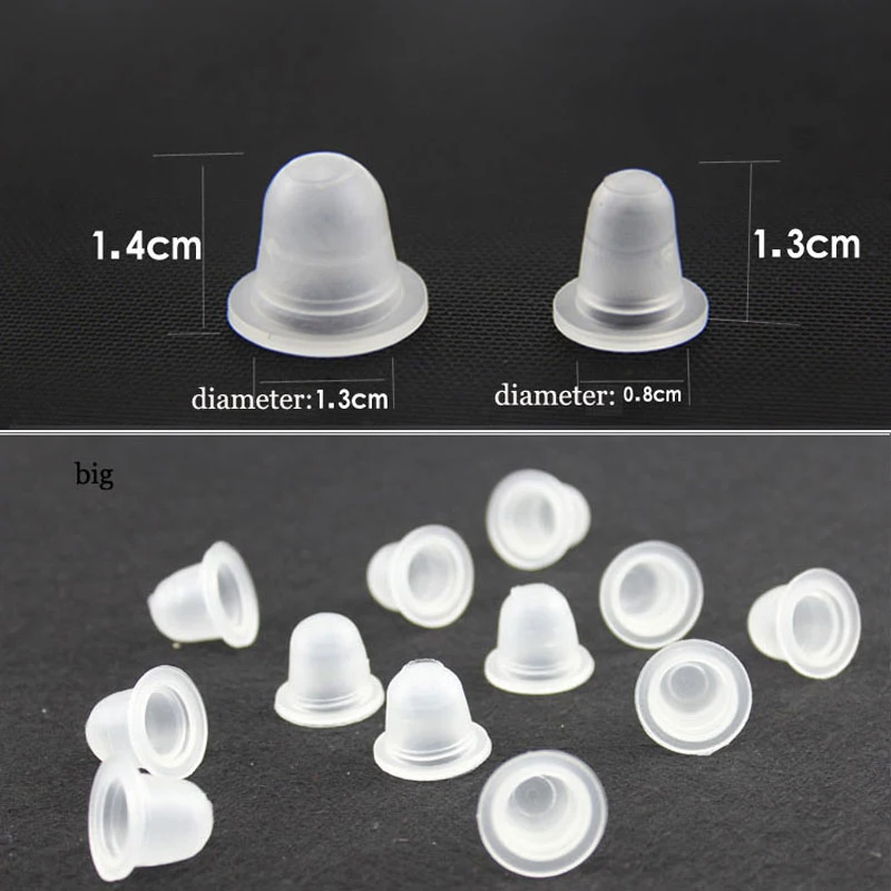 

100PC Disposable Soft Silicone Microblading Tattoo Ink Cups Permanent Makeup Pigment Clear Holder Container Cap Tattoo Accessory