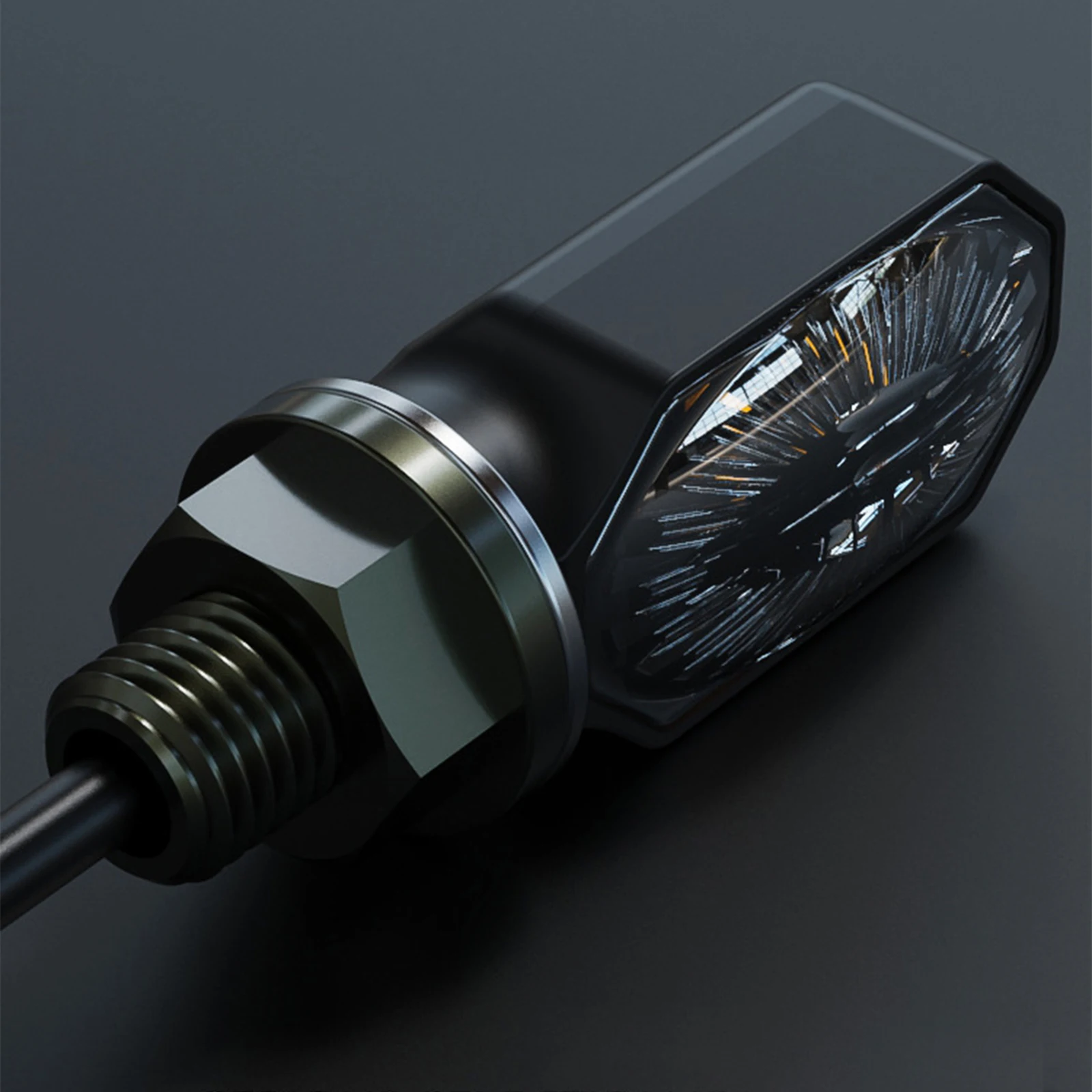 Универсальные мини-фонарики поворотников для мотоциклов аксессуары из пластика