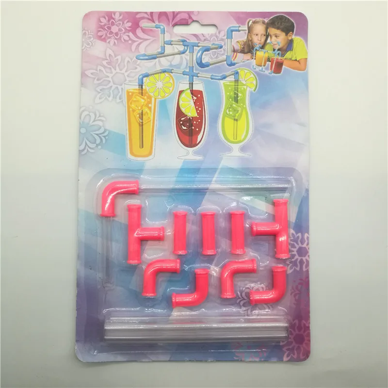 Смешные соединяемые пивные содовые питьевые фототрубки Крейзи гибкие сосущие