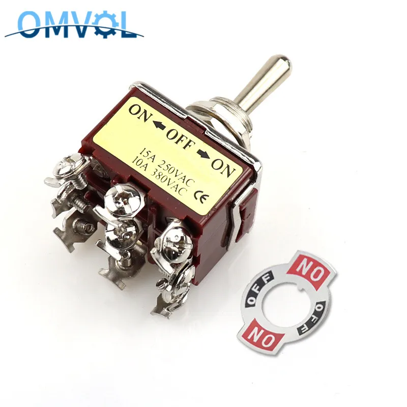 Высококачественный 9-винтовой рычажный переключатель ON-ON ON-OFF-ON 302 серебро 303 пробы