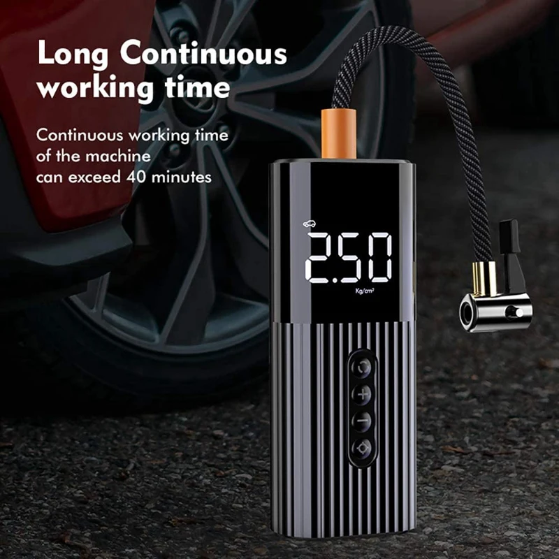 DC12V Air Pump Tire Inflator Portable Compressor Steel Wire for Automobile and Bicycle |