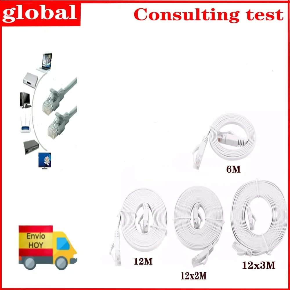

Rj45 network cable compatible with smart android IOS PC of utp patch cat5e straight without shielding European shipping
