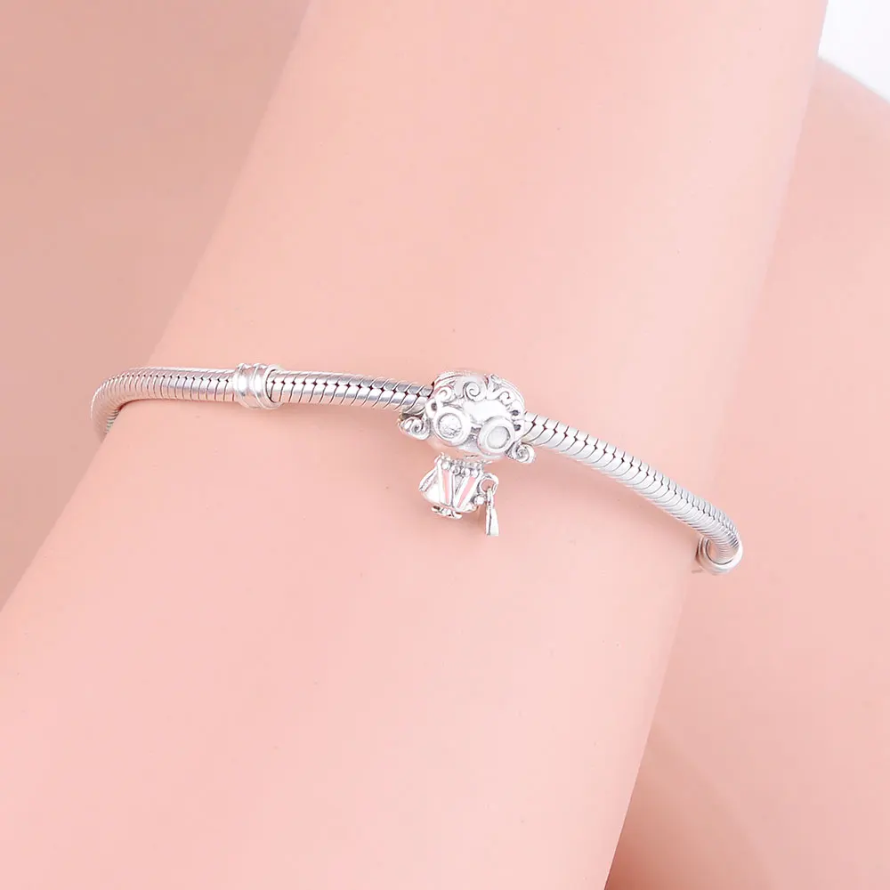 Fit Original pandora Charms Bracelet Summer Collection 925 Sterling Silver Old Lady Charm Bead DIY Jewelry Making berloques | Украшения и