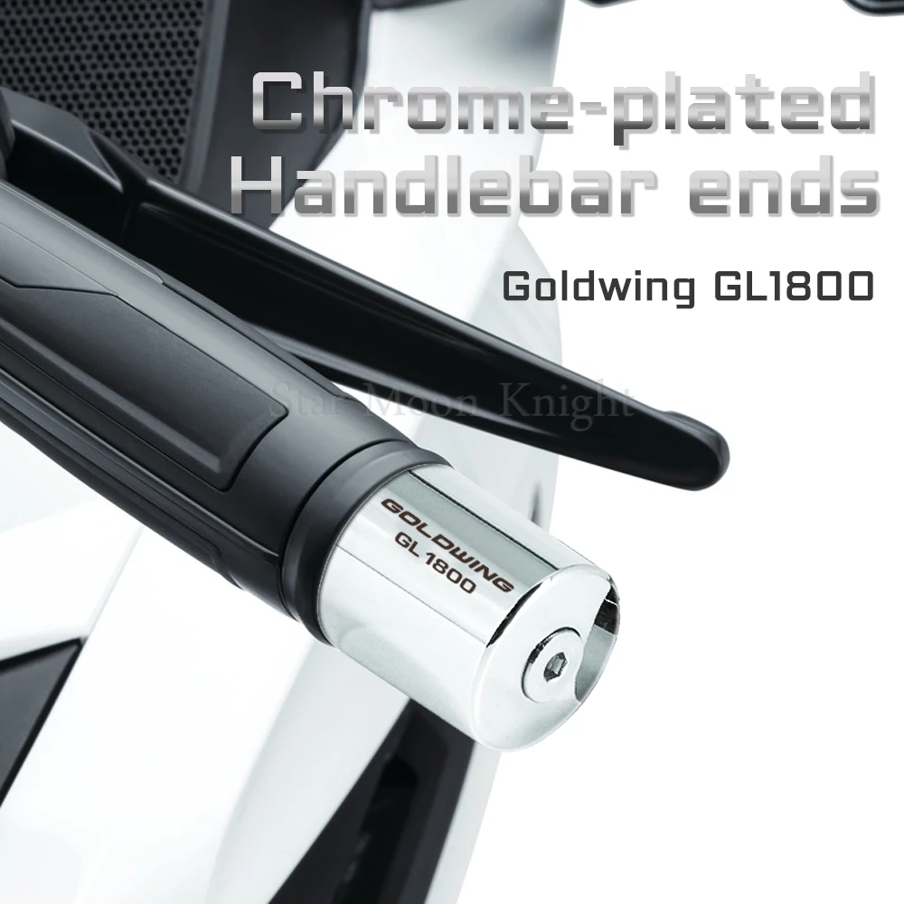 МОТОЦИКЛ хром руль противовес вилка слайдер ручка бар концы ручки для HONDA Золотое