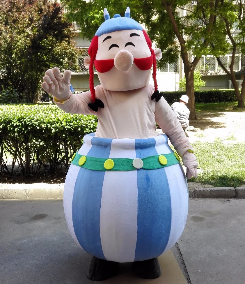 Карнавальный костюм талисмана Obelix Вечерние костюмы для костюмированной