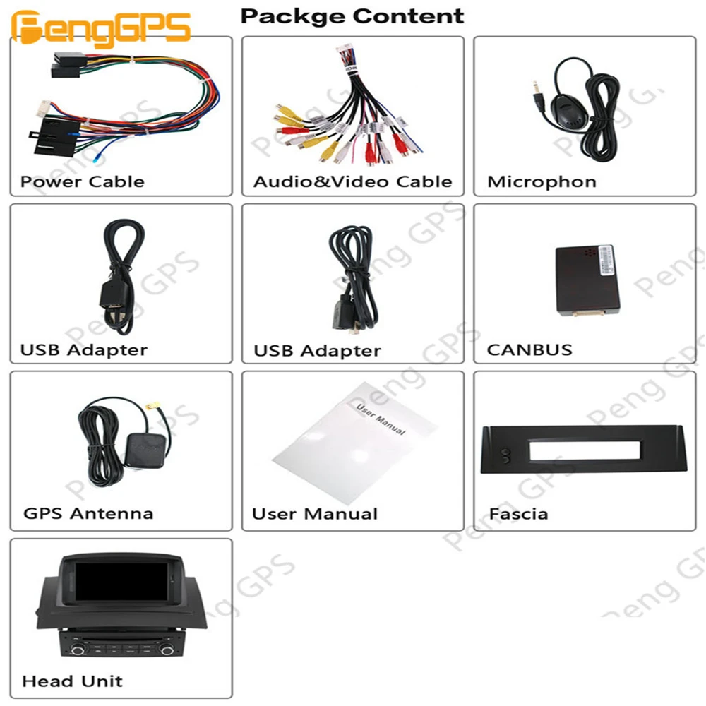 Для Renault Megane 2 Fluence Android радио мультимедиа 2002 2008 автомобильный DVD плеер GPS навигатор