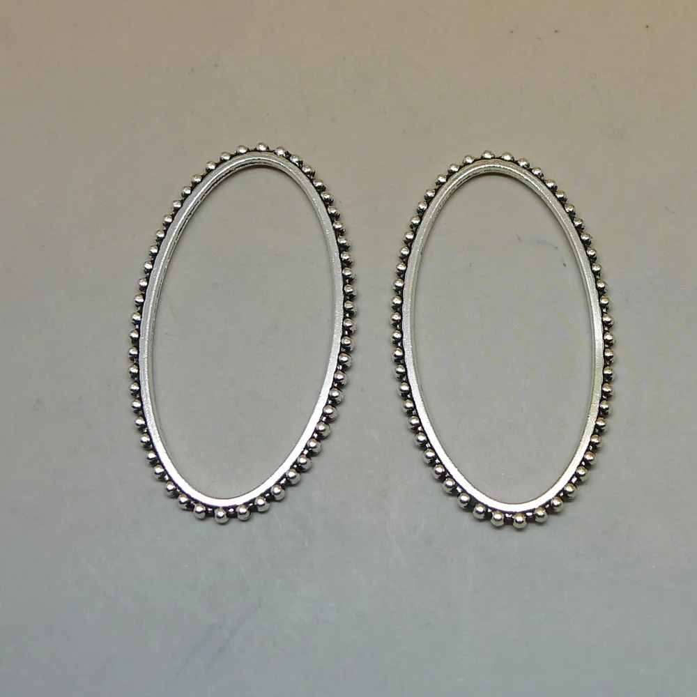 

Jewelry Findings Components Oval Circle 42x22mm 10pcs