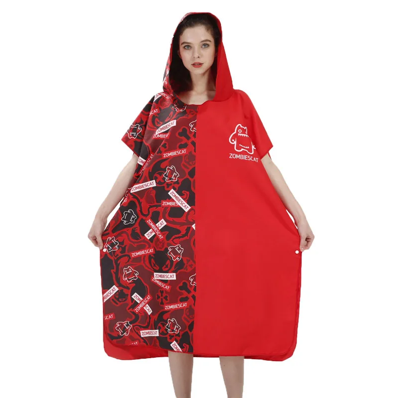 Полотенце с капюшоном для мужчин и женщин банный халат из микрофибры банное